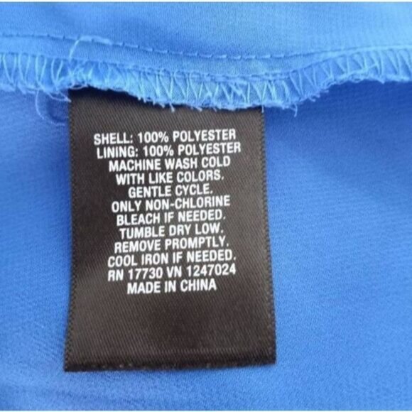 MOSSIMO BLUE PLEATED DRESS SZ.M EUC. - Picture 5 of 6